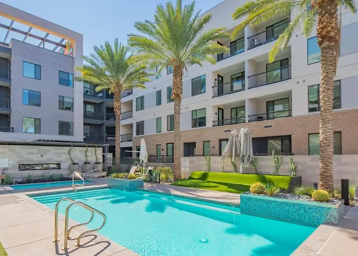 Stylish 1bd - Pool, Gym, Parking, W-d - Sleeps 4 * Tempe