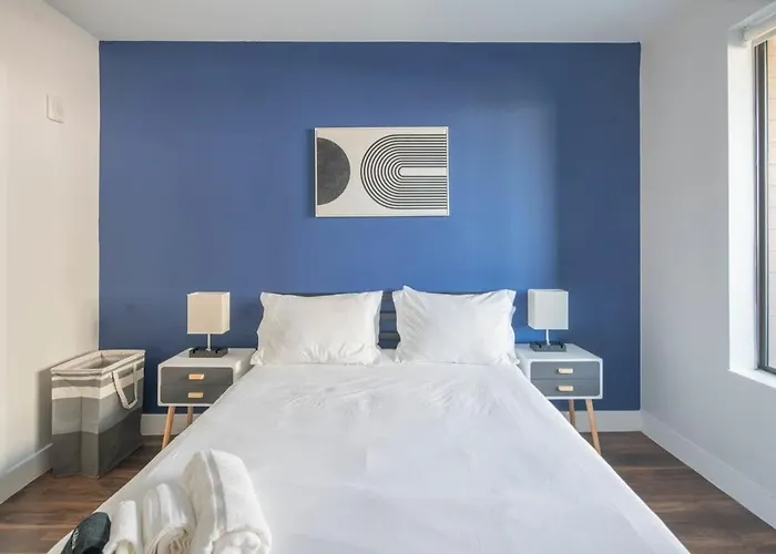 Apartamento Stylish 1bd - Pool, Gym, Parking, W-d - Sleeps 4