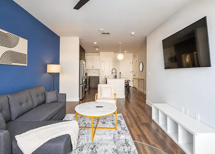 Apartamento Stylish 1bd - Pool, Gym, Parking, W-d - Sleeps 4 *