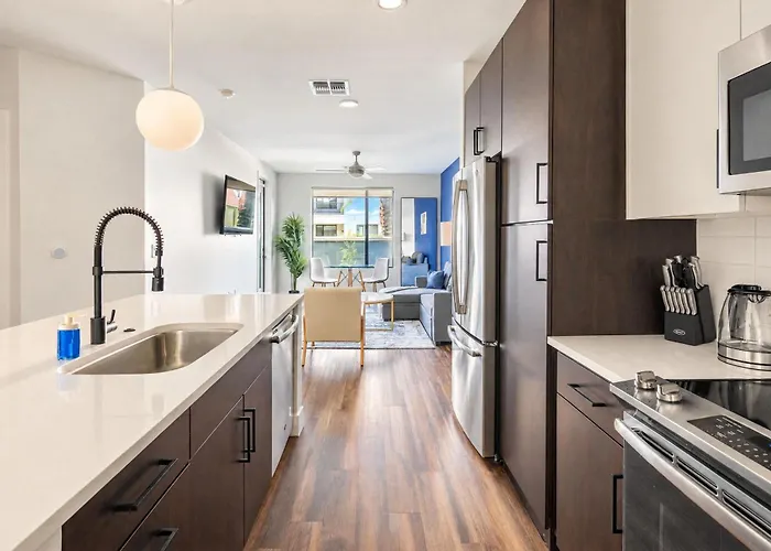 Apartamento Stylish 1bd - Pool, Gym, Parking, W-d - Sleeps 4 Tempe